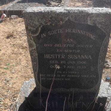 VILJOEN Hester Susanna 1906-1939