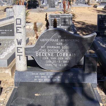 WET Delene Lorraine, de nee VAN DER NEST 1954-1978