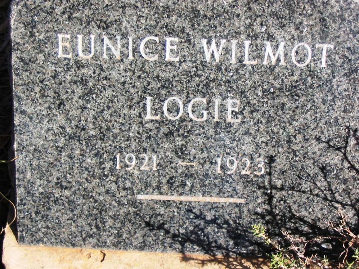 LOGIE Eunice Wilmot 1921-1923