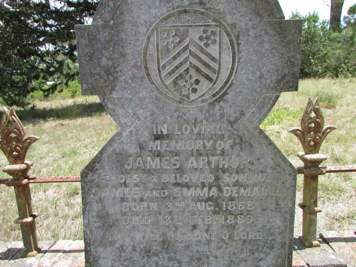 DEMAINE James Arthur 1868-1889