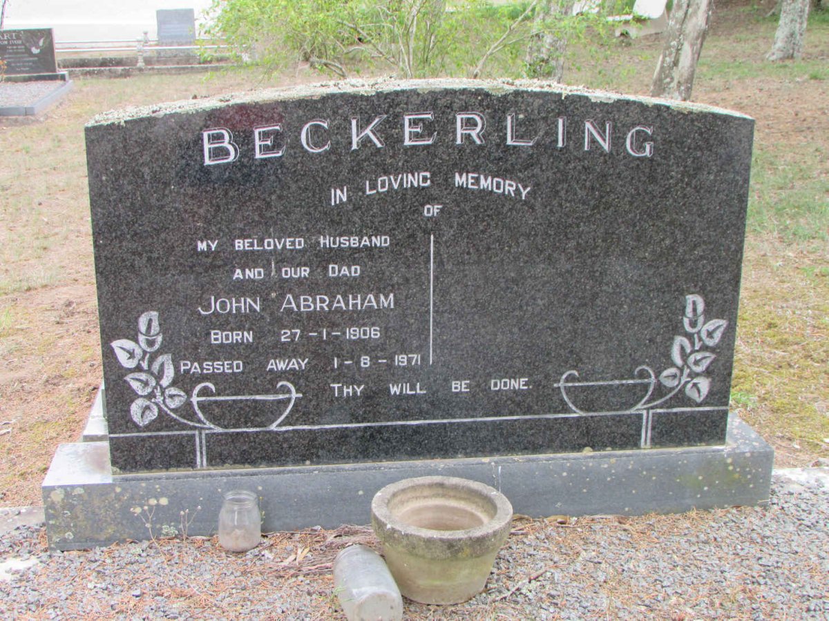 BECKERLING John Abraham 1906-1971