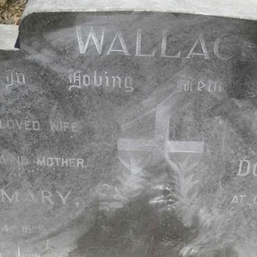 WALLACE Donald Peter 1928-1979 &amp; Jean Mary 1929-1973