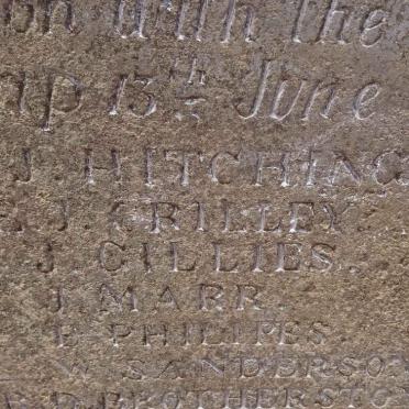 2. Memorial headstone - Royal Sappers &amp; Miners killed 1852_2