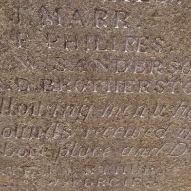 3. Memorial headstone - Royal Sappers &amp; Miners killed 1852_3