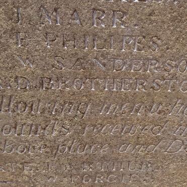 3. Memorial headstone - Royal Sappers &amp; Miners killed 1852_3