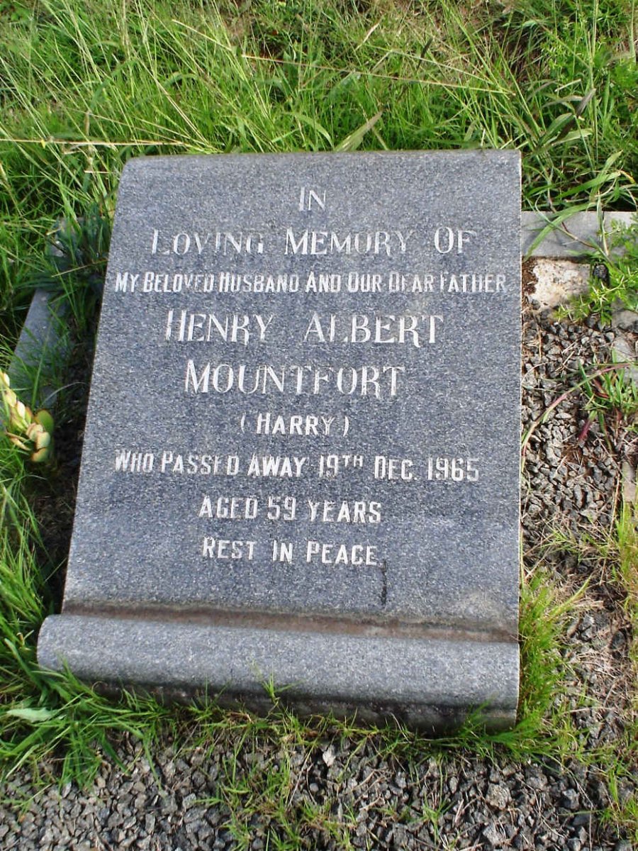 MOUNTFORT Henry Albert -1965