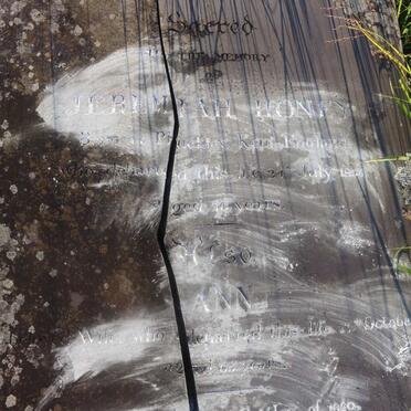 HONEY Jeremiah -1853 &amp; Ann -1854 :: HONEY Ann -1855