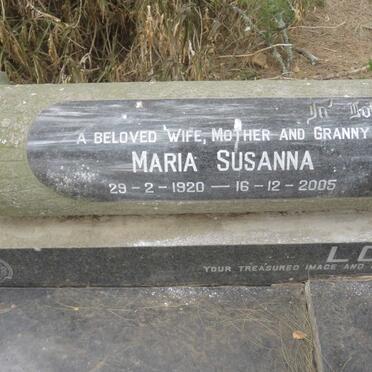 LONG Oswald Jos 1917-1974 &amp; Maria Susanna 1920-2005