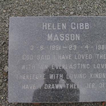 MASSON Helen Gibb 1891-1988