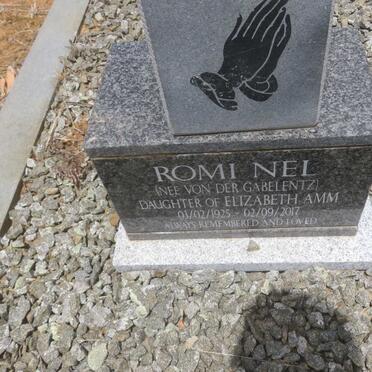 NEL Romi previously VON DER GABELENTZ nee AMM