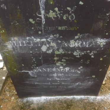 NORMAN William &amp; Jane -1852 :: NORMAN Amelia
