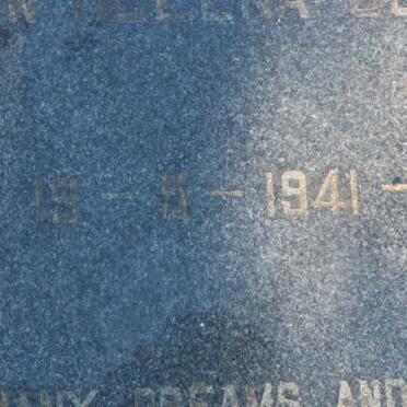 THOMPSON Helena Susanna nee DU PLOOY 1941-1978