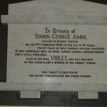 AMM Simon George -1958 &amp; Violet