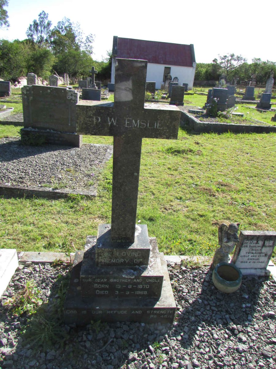 EMSLIE P.W. 1870-1968