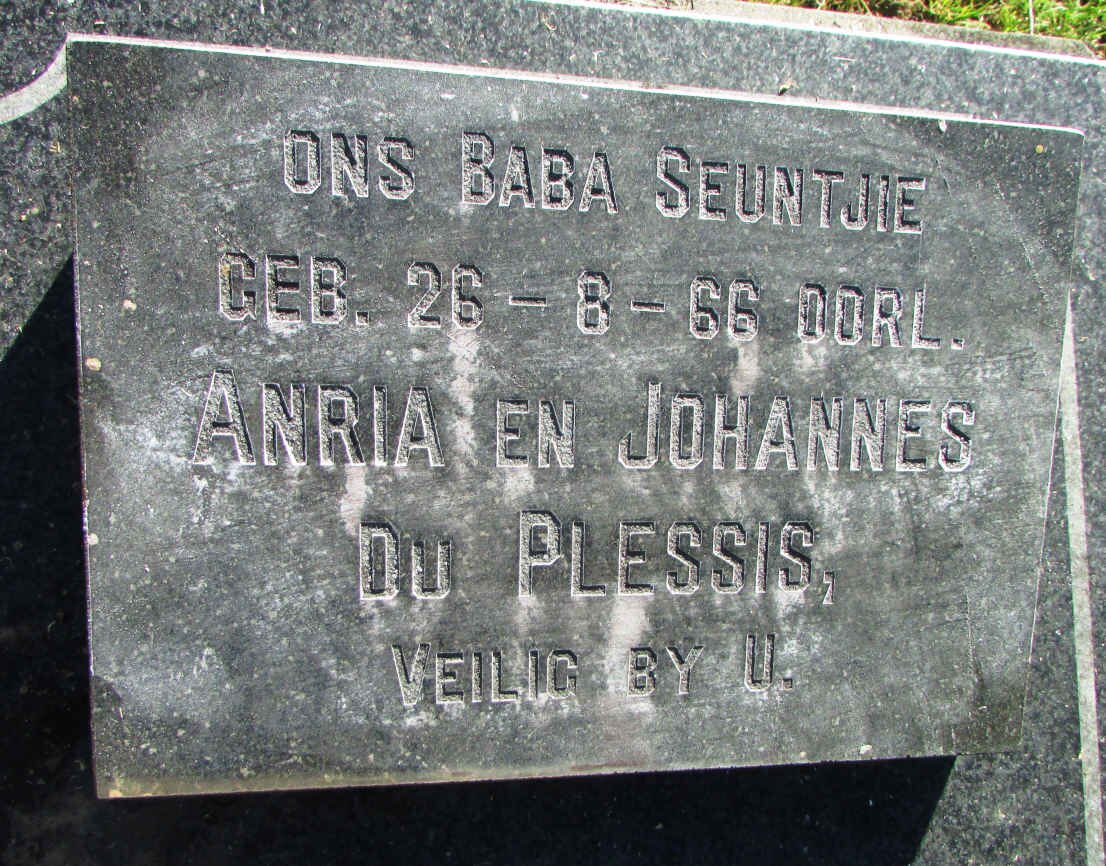 PLESSIS, Baba du 1966-1966