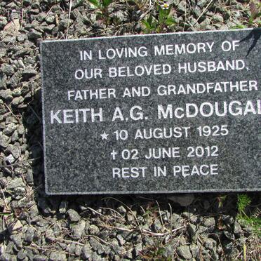 McDOUGALL Keith A.G. 1925-2012
