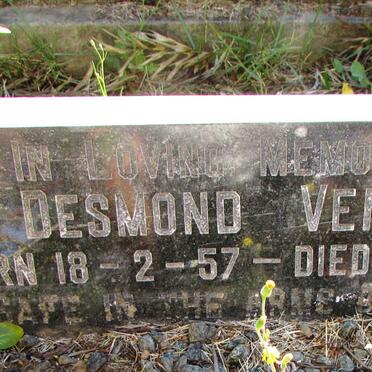 VENTER Desmond 1957-1957