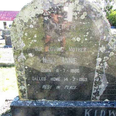 KIDWELL Nora Annie 1886-1969