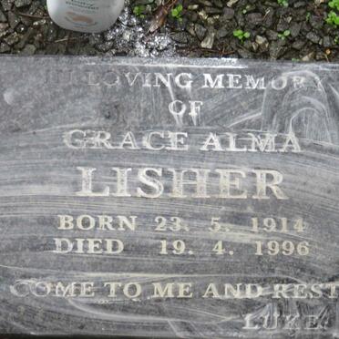 LISHER Alfred Lester 1906-1988 &amp; Grace Alma 1914-1996
