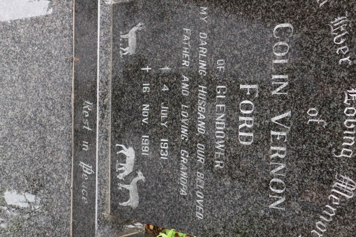 FORD Colin Vernon 1931-1991
