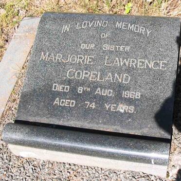 COPELAND Marjorie Lawrence -1968