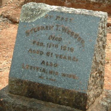 WEBBER Stephen T. -1916 &amp; Letitia