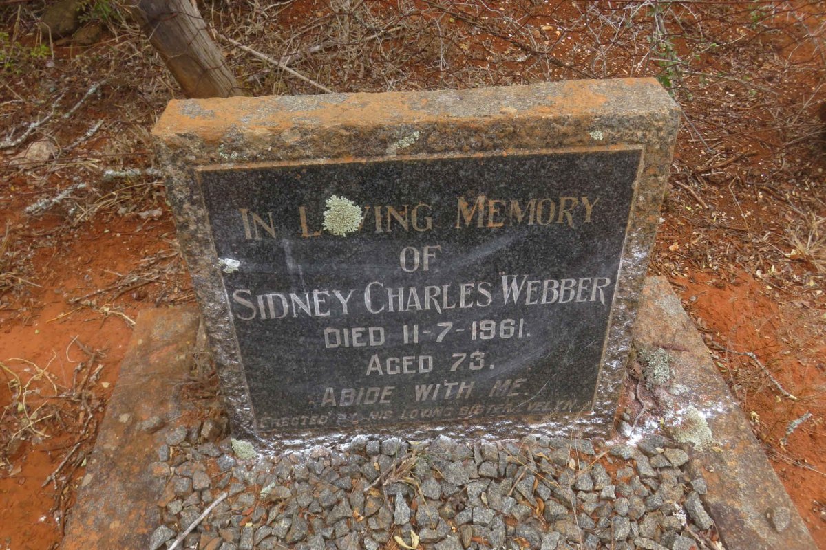 WEBBER Sidney Charles -1961