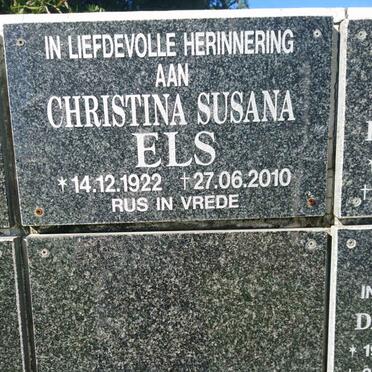 ELS Christina Susana 1922-2010