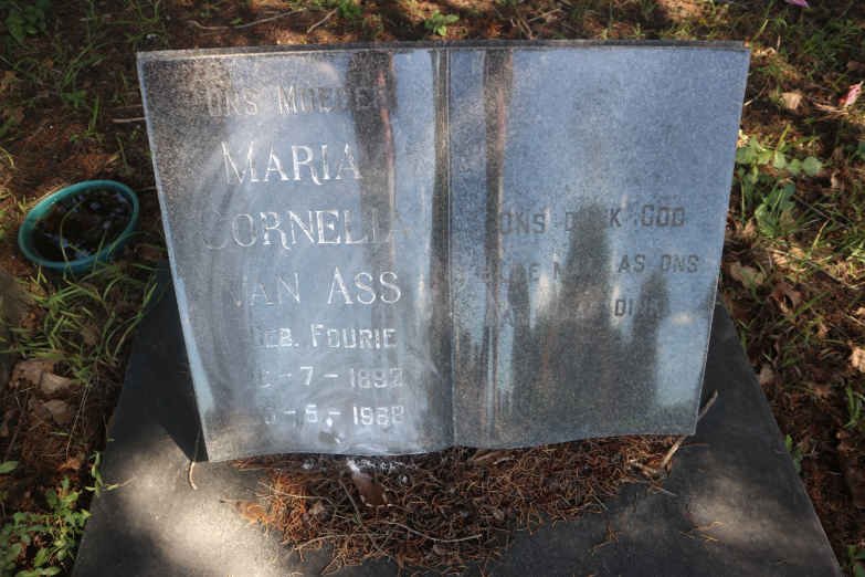 ASS Maria Cornelia, van nee FOURIE 1892-1988