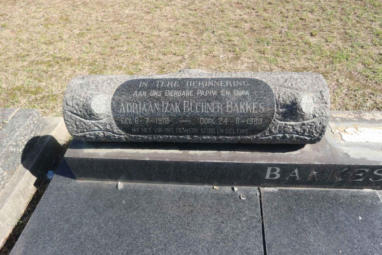 BAKKES Adriaan Izak Buchner 1916-1980 &amp; Aletta STRYDOM 1915-1966