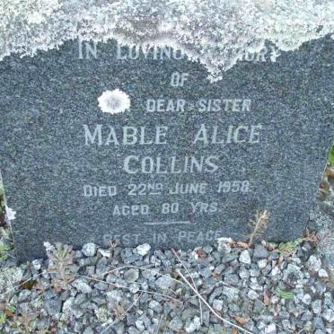 COLLINS Mable Alice -1958