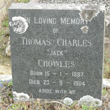CHOWLES Thomas Charles 1887-1964