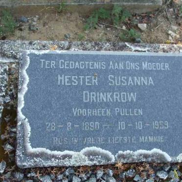 DRINKROW Hester Susanna nee PULLEN 1890-1959