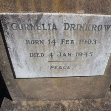 DRINKROW Cornelia 1903-1945