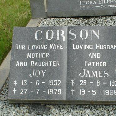 CORSON James 1925-1996 &amp; Joy 1932-1979