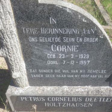 HOLTZHAUSEN Petrus Cornelius Deetlefs 1929-1957