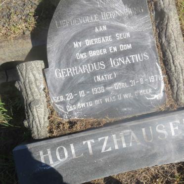 HOLTZHAUSEN Gerhardus Ignatius 1938-1971