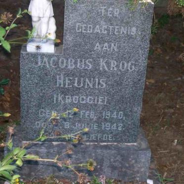 HEUNIS Jacobus Krog 1940-1942
