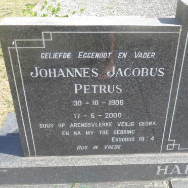 HARTMAN Johannes Jacobus Petrus 1906-2000 &amp; Daphne Isabella LOOCK 1909-1994