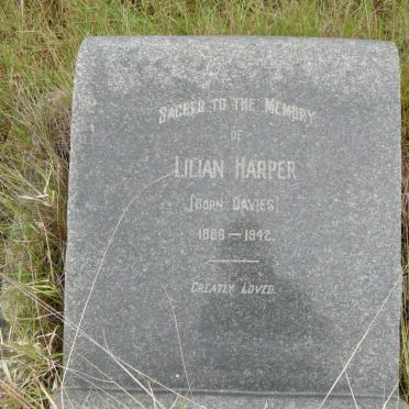HARPER Lilian nee DAVIES 1886-1942