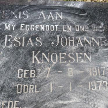 KNOESEN Esias Johannes 1917-1973