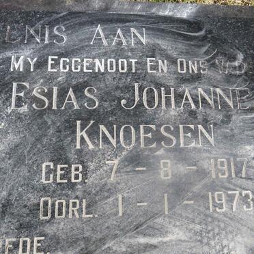 KNOESEN Esias Johannes 1917-1973