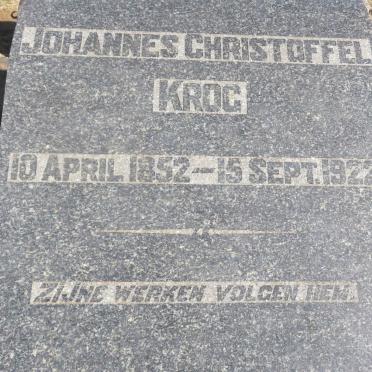 KROG Johannes Christoffel 1852-1922