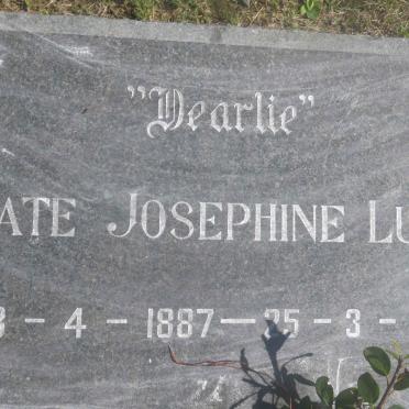 LUYT Kate Josephine 1887-1966