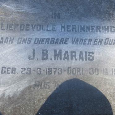 MARAIS J.B. 1873-1958