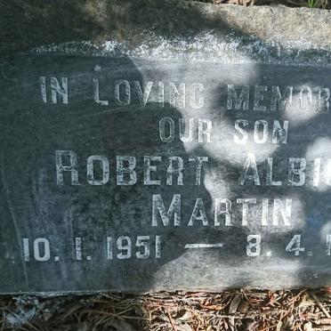 MARTIN Robert Albion 1951-1952