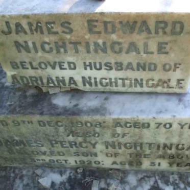 NIGHTINGALE James Edward -1908 :: NIGHTINGALE James Percy -1920