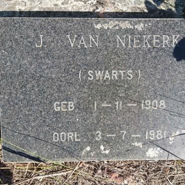 NIEKERK J., van 1908-1981