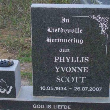SCOTT Phyllis Yvonne 1934-2007