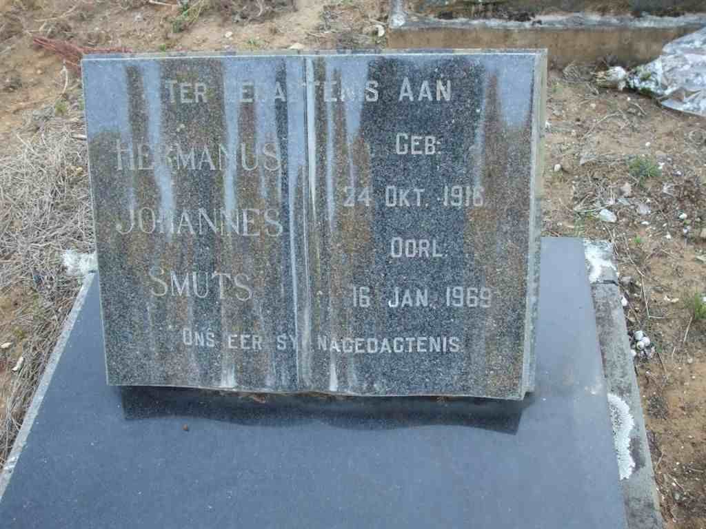 SMUTS Hermanus Johannes 1916-1969